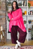 Big Softie Archie Slouch Knit Hot Pink